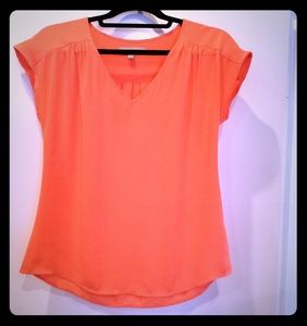 Banana Republic cap sleeve blouse